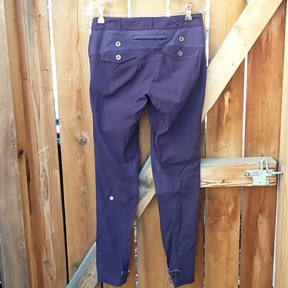 Lululemon purple casual workout pants size 8 - Picture 4 of 7